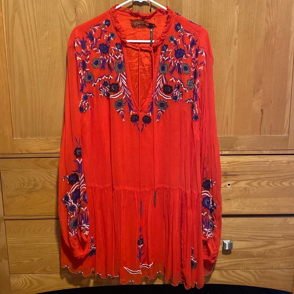 Free People Red Dress - Size S